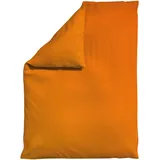 schlafgut Woven Satin Gelb/Orange 135 x 200 cm