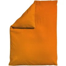 schlafgut Woven Satin Gelb/Orange 135 x 200 cm
