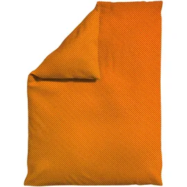 schlafgut Woven Satin Gelb/Orange 135 x 200 cm