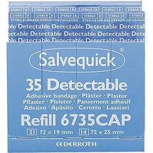 Salvequick® Pflaster-Strips detectable 35 St.