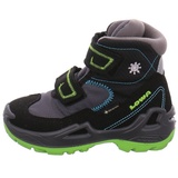 Lowa Kinder Schuhe MILO GTX MID SCHWARZ/TUERKIS, 38