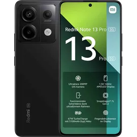 Xiaomi Redmi Note 13 Pro 5G 8 GB RAM 256 GB Midnight Black