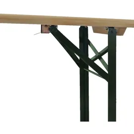 vidaXL Biertisch mit 2 Bänken Klappbar 220 cm Tannenholz