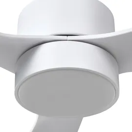 Beliani Praslin 110 cm Deckenventilator Weiß