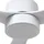 Beliani Praslin 110 cm Deckenventilator Weiß