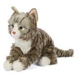 Uni-Toys - Norwegische Waldkatze - 46 cm (Länge) - Plüsch-Katze - Plüschtier, Kuscheltier