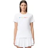 Head Racket Head Rainbow T-Shirt Women, White