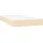 vidaXL Boxspringbett mit Matratze Creme 100x200 cm Stoff - Creme