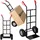 Tectake tectake® Sackkarre mit Stahlrahmen, Ladeschaufel mit Radschutz, Belastbarkeit 200 kg