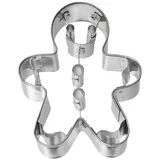 RBV Birkmann Birkmann, Plätzchen-Ausstechform Gingerman, 7,5 cm, Edelstahl, mit Innenprägung, hochwertige Qualität