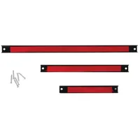 Toolland Werkzeughalter, magnetisch, 3er Set, Stahl, Rot/Schwarz