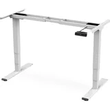 Digitus Elektrisch höhenverstellbares Tischgestell, Dual-Motor, 3-Stufen, Weiß
