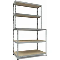 TKT Schwerlastregal Steckregal 180x100x60/30 3+2cm 175/100kg 5Böden Work System