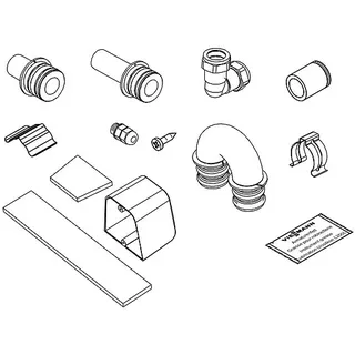 Viessmann Anschluss-Set mit Umlenkbogen Z015404