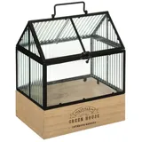 Atmosphera Créateur d'intérieur Mini-Gewächshaus in schwarz | Gr.: onesize