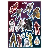 KOMAR Deko-Sticker Star Wars Heroes Villains 50 cm x 70 cm