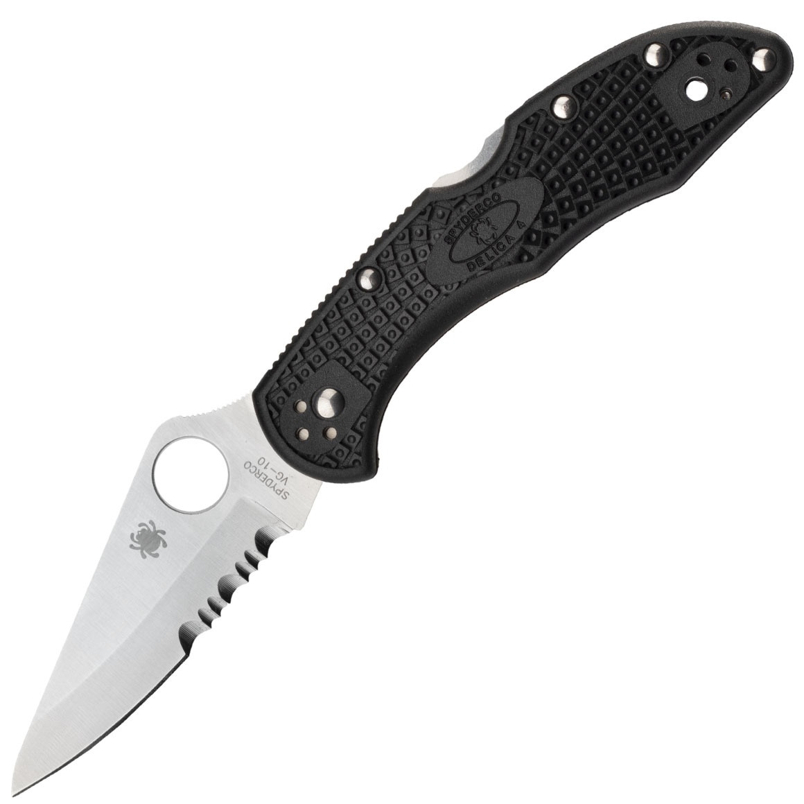 Spyderco C11PSBK Delica 4 Lightweight Black