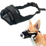 Nylon-Maulkorb Für Hunde, Hunde Maulkorb, Nylonnetz Maulkörbe, Mesh Soft Muzzles, Atmungsaktiv, Sicherer, Schneller Sitz Für Kleine, Mittelgroße Hunde, Verhindert Das Beißen, Kauen Und Bellen