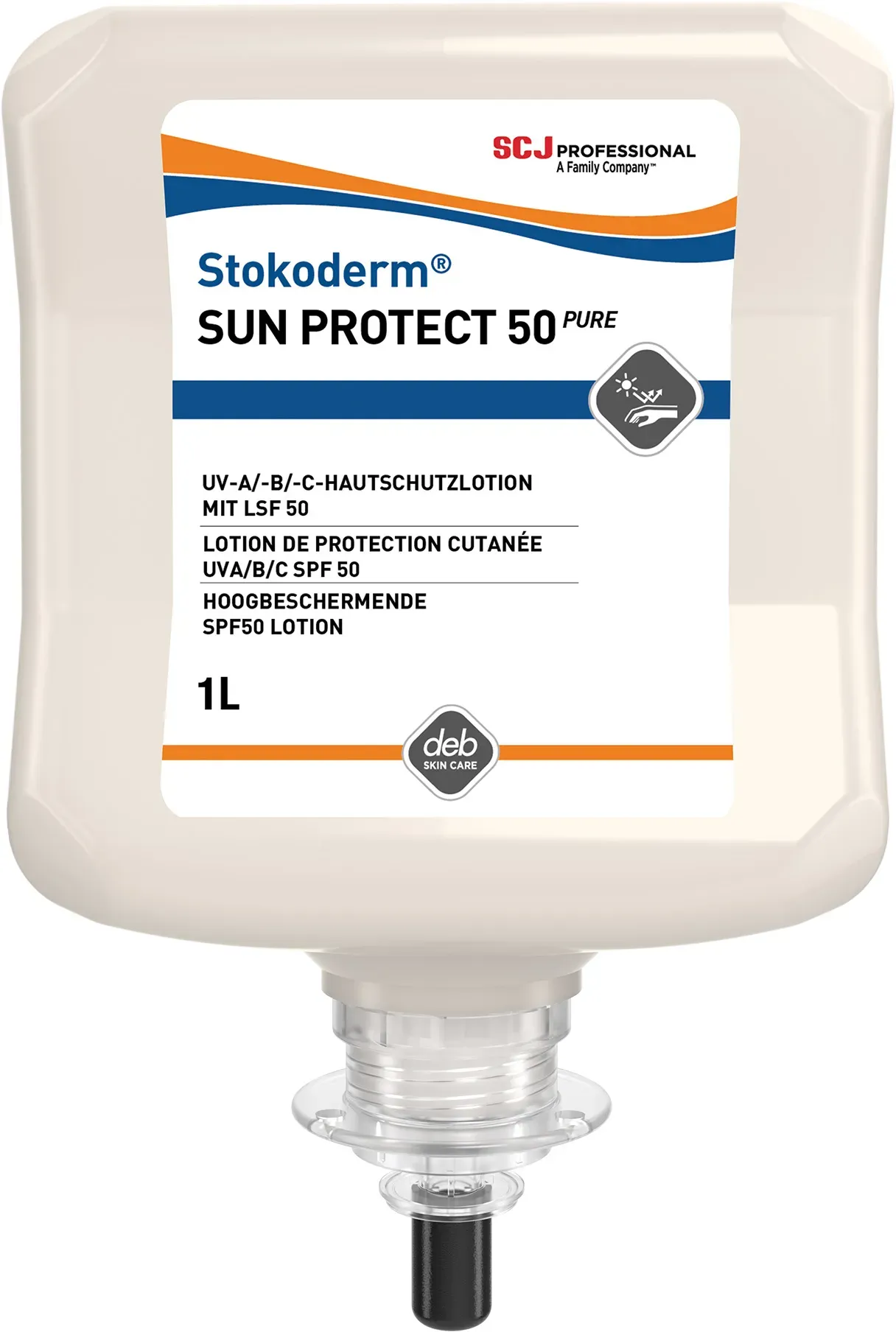 Stokoderm Sun Protect 50 PURE UV-Schutzlotion 6 x 1000 ml