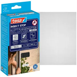 Tesa Fliegengitter Fenster anthrazit