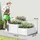 Outsunny Hochbeet 120 x 80 x 64 cm Weiß