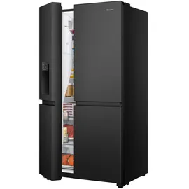 Hisense RS818N4TFE Side-by-Side (632 l, 1790 mm hoch, Schwarz)
