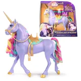 unicorn academy Licht-Magie Wildstar - mit Lichteffekten und Musik ca. 28 cm großes, Einhorn zur beliebten Netflix-Serie,
