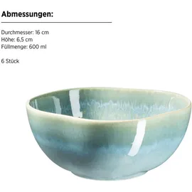 Mäser Schüssel Set, Steinzeug Cordelia,