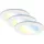Briloner Di-Ka LED Einbauleuchte Fungo RGBW 3er Set weiß Ø 9,2 cm 4,8 W dimmbar