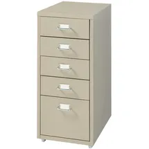 [en.casa] Kökar Rollcontainer 69 cm x 28 cm x 41 cm Kamelfarben
