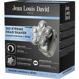 Jean-Louis David Haarrasierer JLD 360 XTREME HEAD SHAVER 6 Stücke Silber