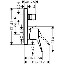 Hansgrohe Vivenis Unterputz 75415670