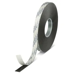 tesa ACXplus 7062 High Adhesion, 1260mmx25m, 0,5mm, schwarz, weißer Papierliner