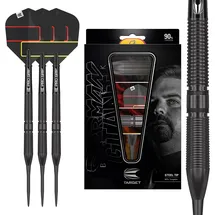 target-darts Dartpfeile Gabriel Clemens Black, mit Metallspitze, 21g, 3 Stück