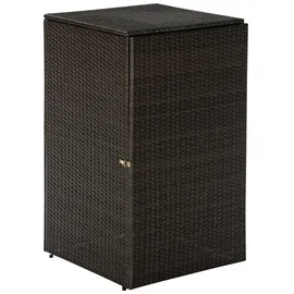 Merxx Mülltonnenabdeckung 76 x 76 x 123 cm braun