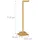 Relaxdays Toilettenpapierhalter stehend, Bambus, ohne Bohren, Ersatzrollenhalter Toilettenpapier, 71,5x23,5x19 cm, Natur