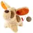 Sigikid 43448 - Mini Spieluhr Hund (Melodie mit vier Wiegenliedern), 13 cm