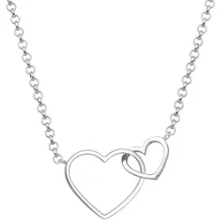 Elli Herz Unendlichkeit Liebe 925 Silber 45 Damen 