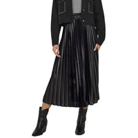 Only Faltenrock schwarz 40