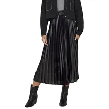 Only Faltenrock schwarz 40