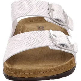ROHDE Damen Pantolette gemusterter Zweiriemer mit Schnalle Rodigo-D 5872, Größe:38 EU,
