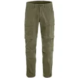 Fjällräven Abisko Hybrid Trail Zip-off Hosen Laurel Green 58
