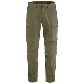 Fjällräven Abisko Hybrid Trail Zip-off Hosen Laurel Green 58