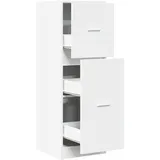 vidaXL Apothekerschrank 40 x 41 x 118 cm Weiß