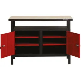 KS Tools Profi-Werkbank mit 2 Türen, H840xB1200xT600mm