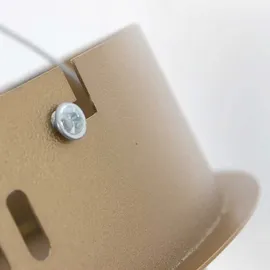 Steinhauer Hängelampe Pendelleuchte Esszimmerlampe LED dimmbar gold Ring-Design Küche