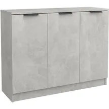 vidaXL Sideboard 90,5 x 30 x 70 cm grau