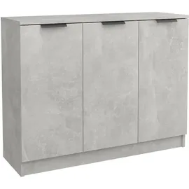 vidaXL Sideboard 90,5 x 30 x 70 cm grau