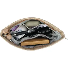WHC Innentaschen fš1r Handtaschen, Klein Taschenorganizer Bag in Bag Organizer Handtasche Extra Klein, Taschen Organizer fš1r Handta... - Beige