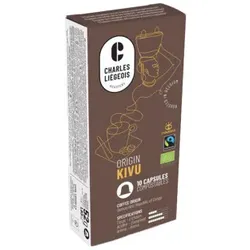 Kaffeekapseln geeignet für Nespresso® Charles Liegeois Kivu, 10 Stk.